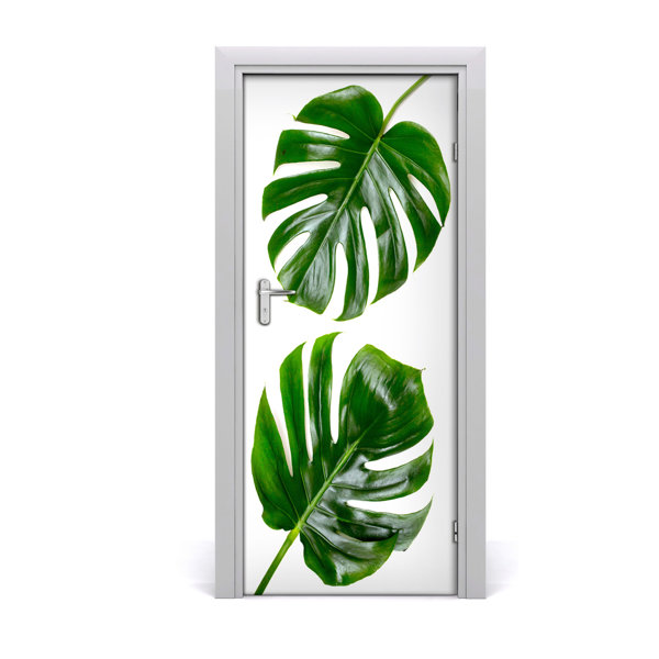 East Urban Home Türaufkleber Monstera Wayfair de